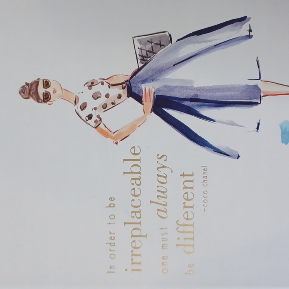 Coco Chanel quote journal ÈCCOLO world traveler Coco Chanel Lined Journal #2